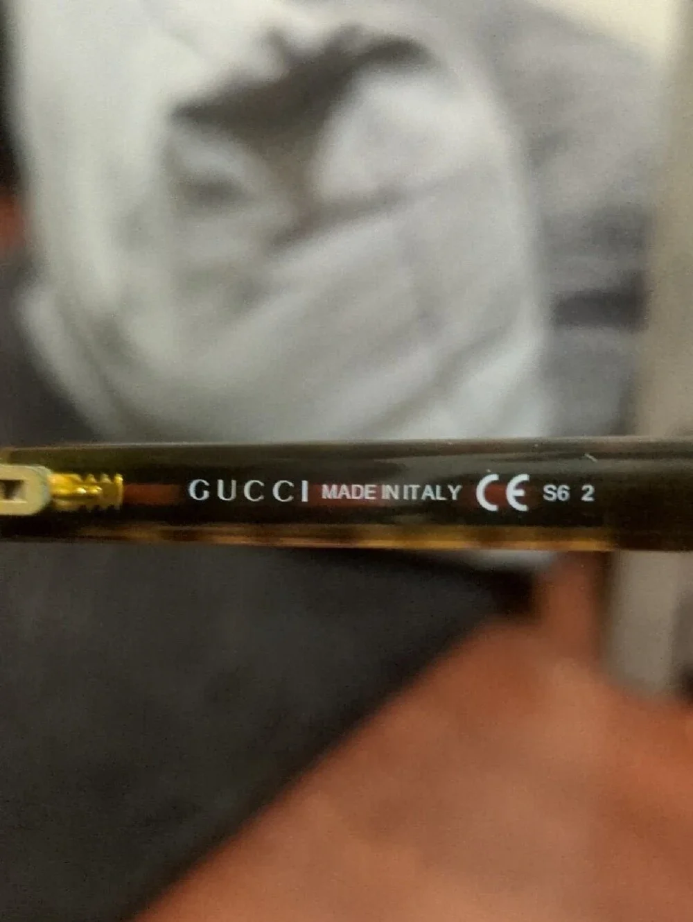 Gucci Men's Brown Gradient Aviator Sunglasses